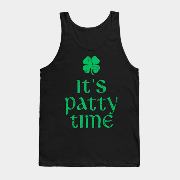 It's Patty Time St. Patrick's Day Tank Top by dashawncannonuzf